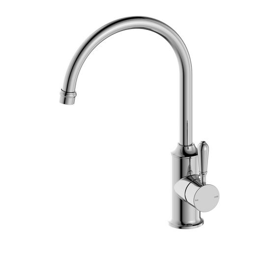 York Kitchen Mixer Gooseneck Spout With Metal Lever