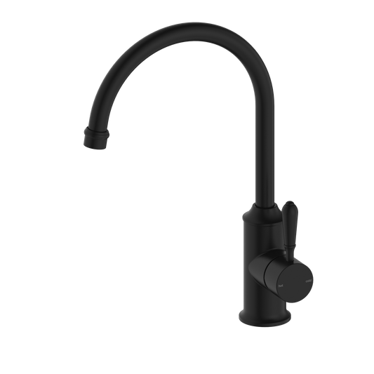 York Kitchen Mixer Gooseneck Spout With Metal Lever