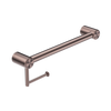 Mecca Care 32MM Grab Rail With Toilet Roll Holder