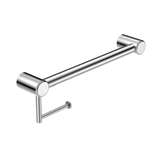 Mecca Care 32MM Grab Rail With Toilet Roll Holder