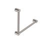 Mecca Care 32MM Ambulant Toilet Grab Rail 90 Degree 450x450MM