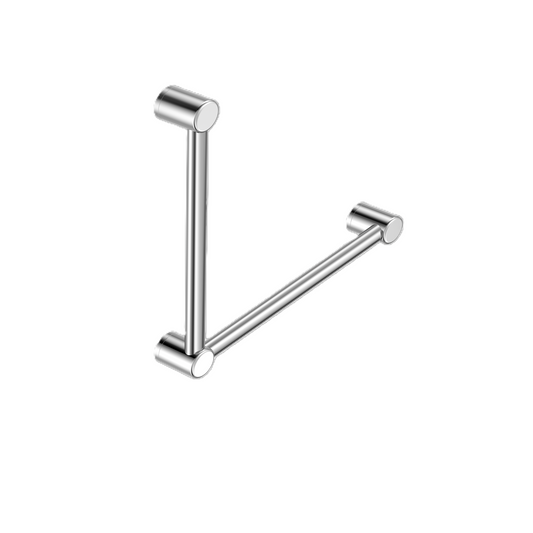 Mecca Care 32MM Ambulant Toilet Grab Rail 90 Degree 450x450MM