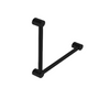 Mecca Care 32MM Ambulant Toilet Grab Rail 90 Degree 450x450MM