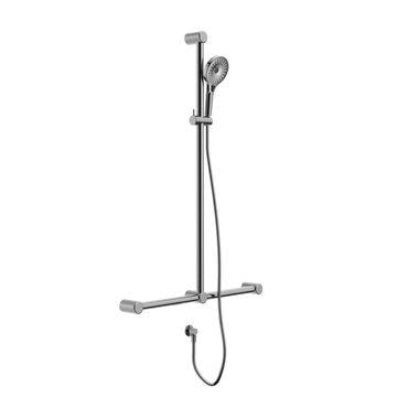 Mecca Care 32MM T Bar Grab Rail And Adjustable Shower Set 1100x750MM