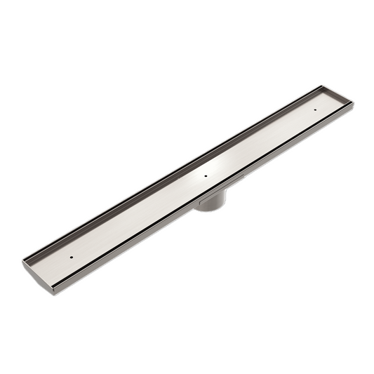 Tile Insert V Channel Floor Grate 80mm Outlet With Hole Saw