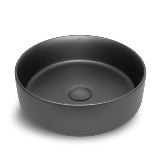 Radius Round 360x360x115 Gun Metal Basin