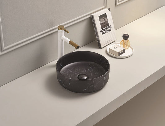 Carrara Marble Basin