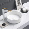 Matte White Fine Ceramic Basin