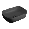 Ultra Slim Gloss Black Fine Ceramic Basin