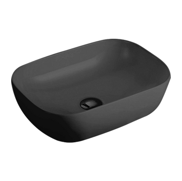 Ultra Slim Gloss Black Fine Ceramic Basin