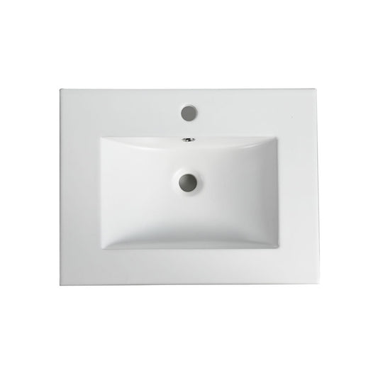 Ceramic Vanity Top Square Bowl