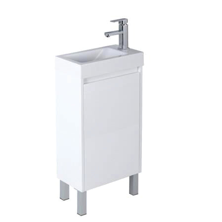 Polar Floor Standing Slim Vanity