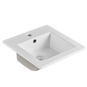 Gloss White – Insert, Semi Recess Basin