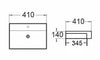 Gloss White – Inserted, Semi Recess Basin