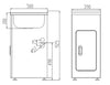 Stainless Steel Laundry Tub Cabinet Freestanding