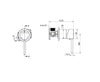 Star Mini Shower Mixer 80mm and 60mm