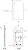 Canterbury LED Mirror