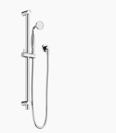 York Shower Rail With Metal Hand Shower