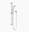 York Shower Rail With Metal Hand Shower