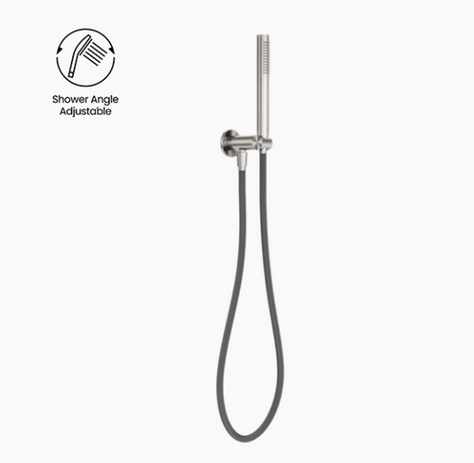 Zen SS316L Shower On Bracket With Outdoor Shower Hose