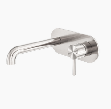 Zen SS316L Wall Basin/Bath Mixer 185/230mm