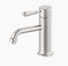 York Straight Basin Mixer With Metal Lever