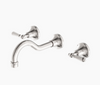 York Wall Basin Set With Metal Lever