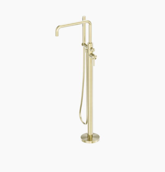 Zen SS316L Freestanding Bath Mixer With Outdoor Shower Hose