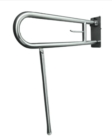 Care Drop Down Foldable Grab Rail with Leg