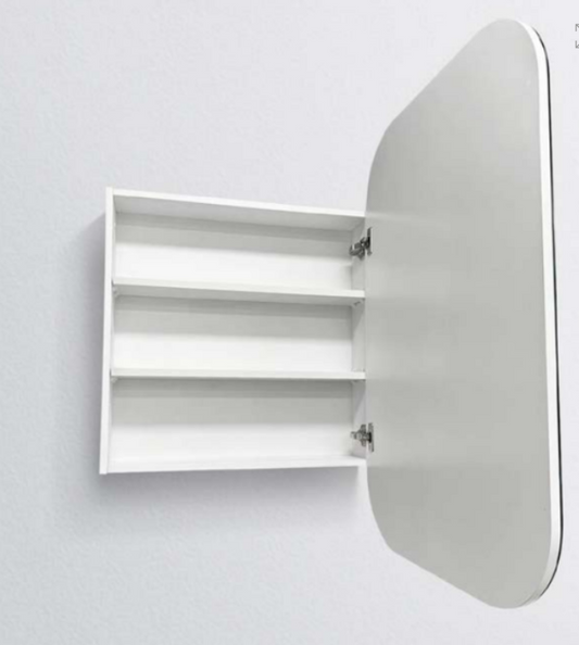 Rectangular soft edge Eric Mirror Cabinet