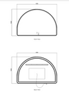 LED Moonlight Archie Frame Mirror