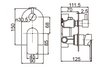 Persano Wall Mixer with Diverter