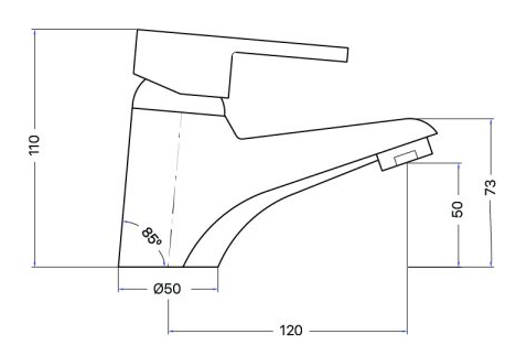 Magnolia Fixed Basin Mixer