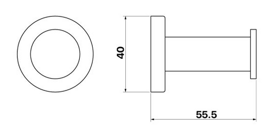 Cedar Robe Hook