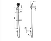 Mecca Care 25MM Grab Rail And Adjustable Shower Rail Set 900MM