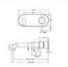 Zen SS316L Wall Basin/Bath Mixer 185/230mm Trim Kits Only