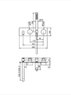 Kara Progressive Shower System With Spout 230/250mm