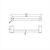 Zen SS316L Hand Towel Rail