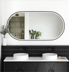 LED Noosa 1500(W)x750(H) Metal Frame Mirror- Install Horizontal or Vertical