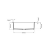 Camden Fireclay Sink 810*480*254mm