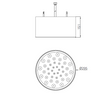 SERENITY CEILING SHOWER HEAD