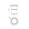 Pure SS316L Progressive Shower Mixer Trim Kits Only