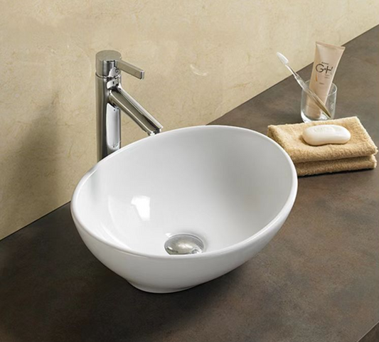 Gloss White Above Counter Basin