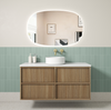 Venetta Fluted Framed Wall Hung Vanity
