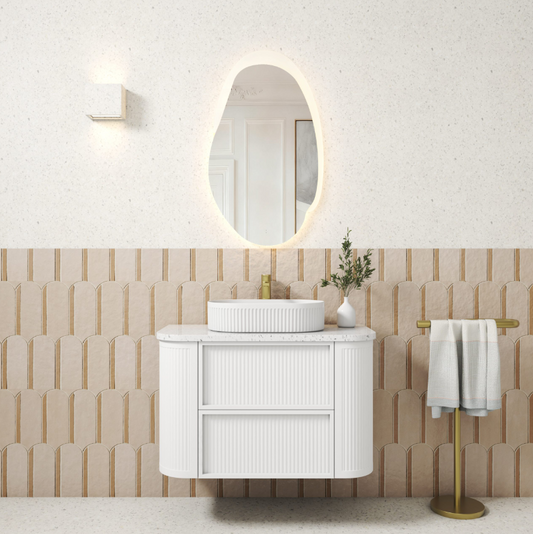Ramee Fluted Wall Hung Vanity
