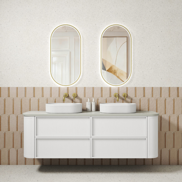 Ramee Fluted Wall Hung Vanity