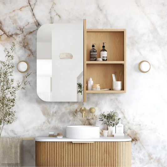 Newport Shaving Cabinet Woodland Oak