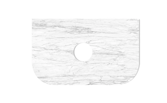 Bondi Natural Carrara Marble Top