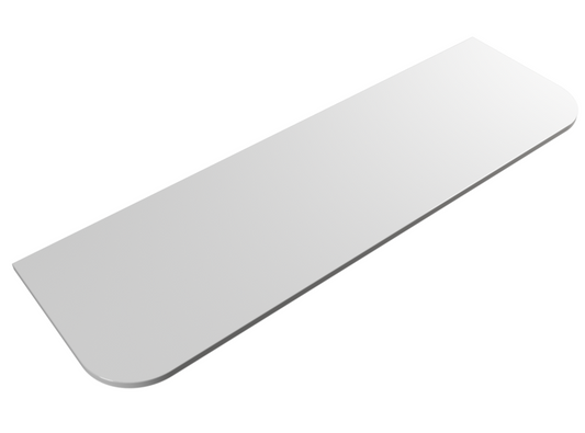 Pure White Flat Stone