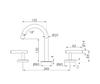 Mecca Lever Basin Set Arc Spout